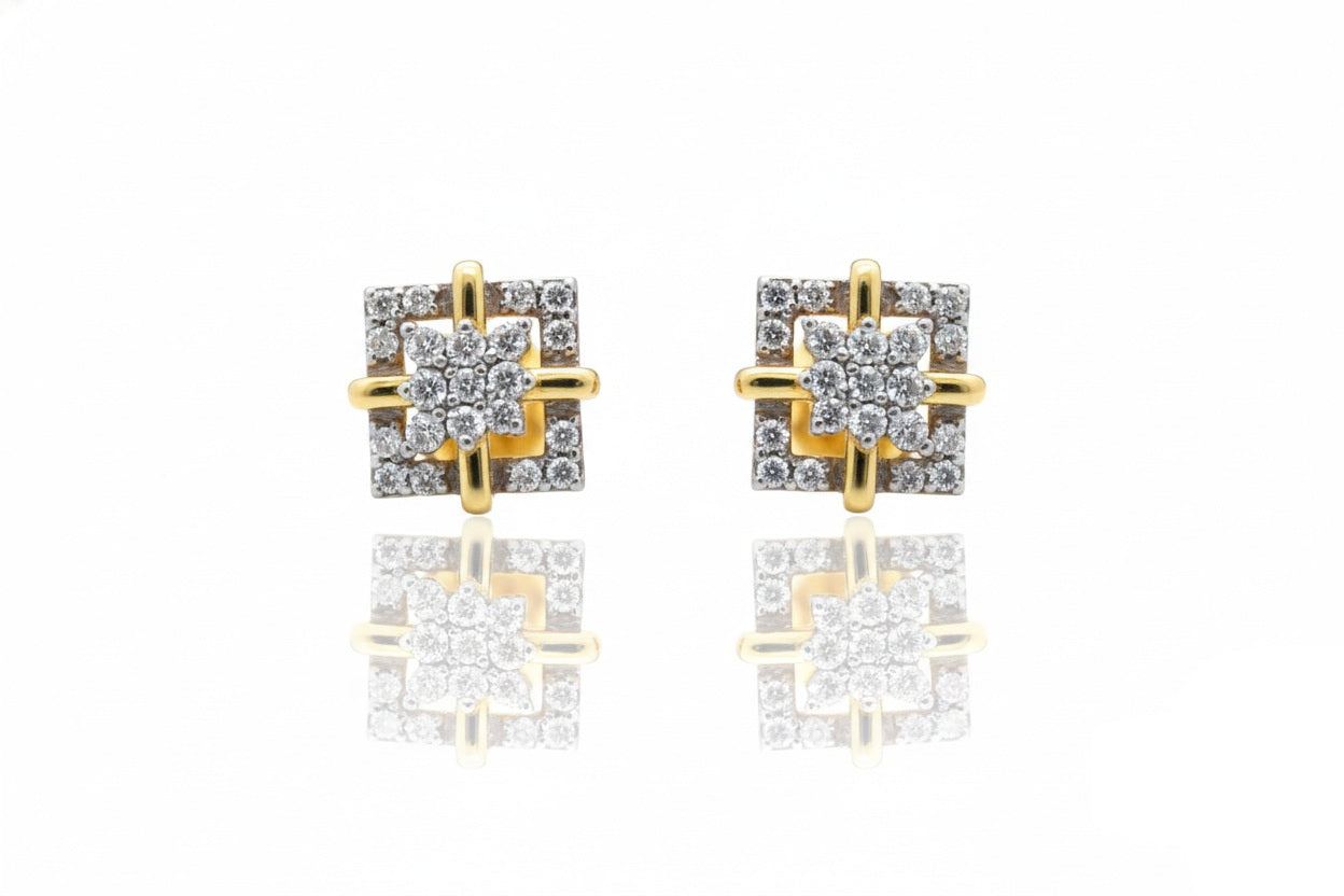 TOPS | 9K Gold | IGI Certified Real Diamond | BIS Hallmarked | for Her | Versatile Gift Choice | Festive & Everyday Styling