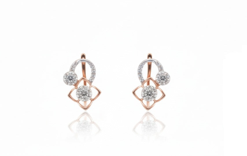 TOPS | 9K Gold | IGI Certified Real Diamond | BIS Hallmarked | for Women | Minimal Designer Piece | Valentine’s & Celebrations