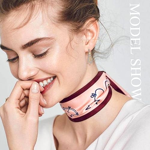 On 925 Sterling Silver 14K White & Yellow Gold Over Star Tree Dangle Earrings Marry Christmas Gifts for Women