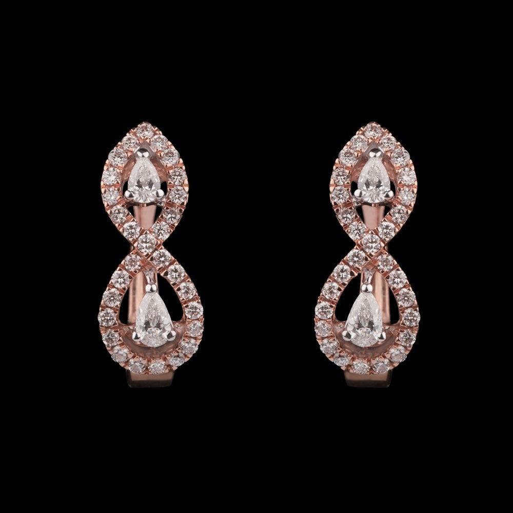 18K Rose Gold Diamond Jewellery - 0.47ct SI-GH