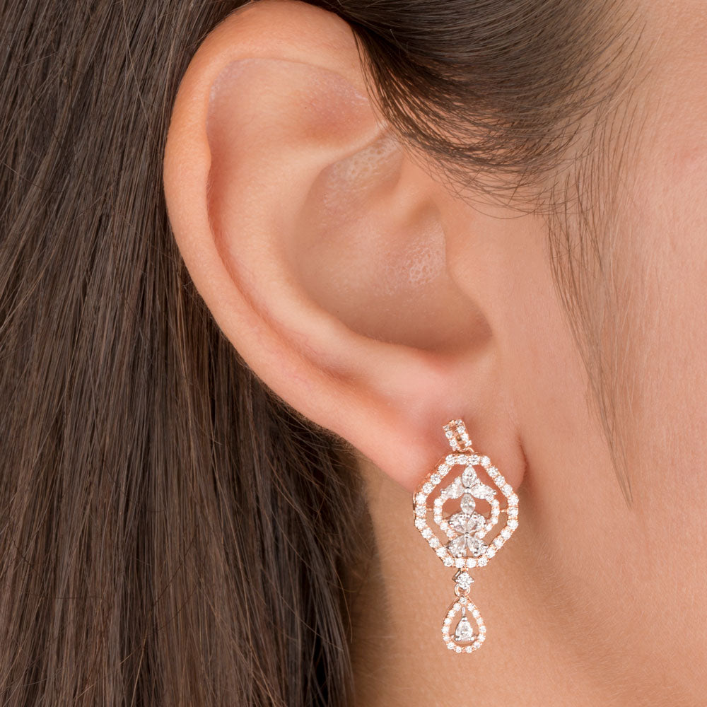 14K Rose Gold Diamond Jewellery - 1.1ct VS-FG