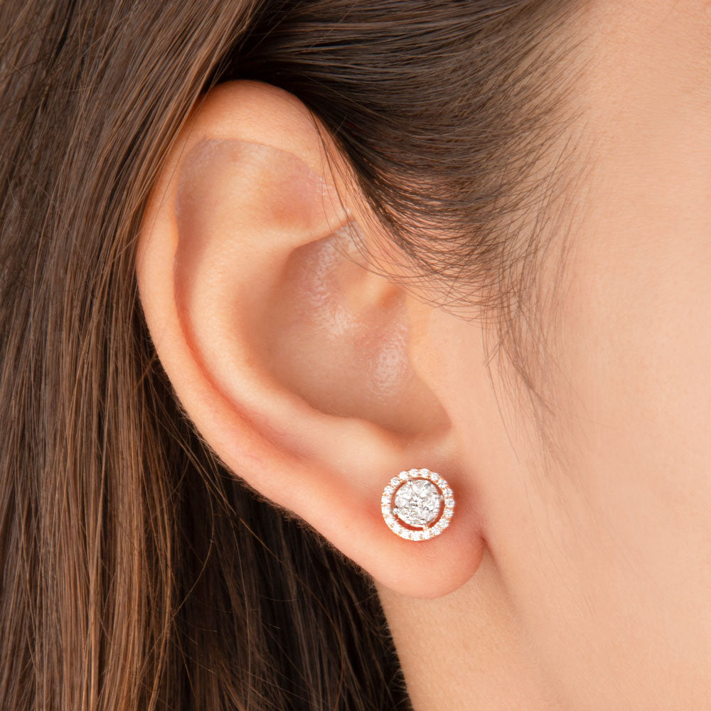 14K Rose Gold Diamond Jewellery - 0.52ct VS-FG