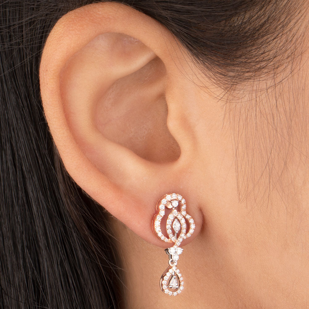 14K Rose Gold Diamond Jewellery - 0.64ct VS-FG