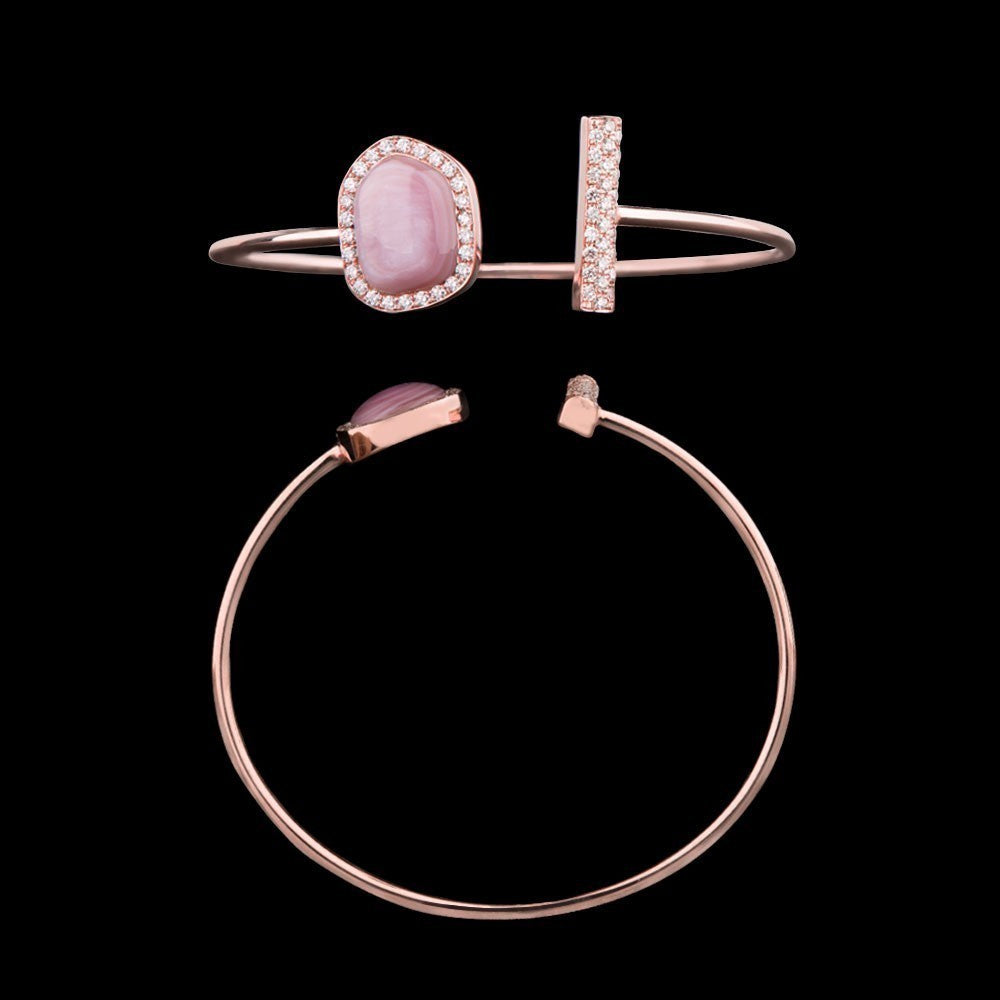 14K Rose Gold Diamond Kada - 0.7ct VS-SI-HI