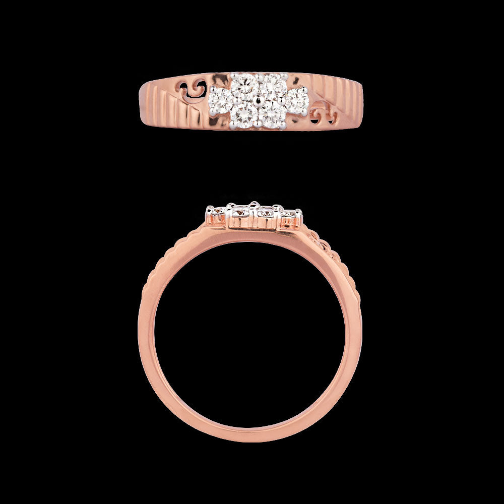 18K Rose Gold Diamond Jewellery - 0.37ct VVS-VS-GH