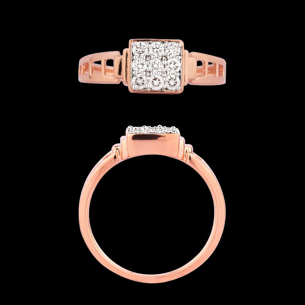 18K Rose Gold Diamond Jewellery - 0.39ct VVS-VS-HI