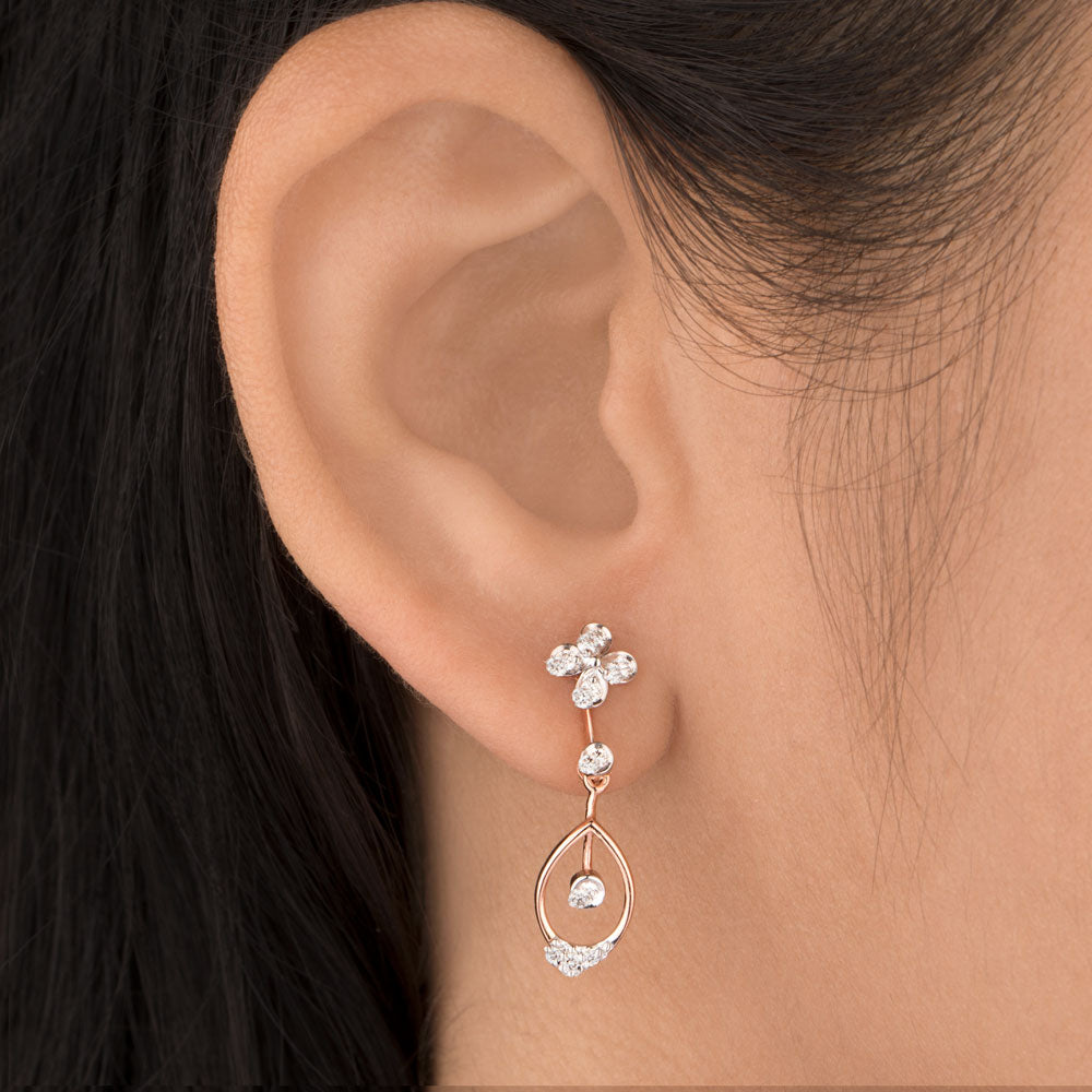 14K Rose Gold Diamond Jewellery - 0.229ct VS-SI-GH