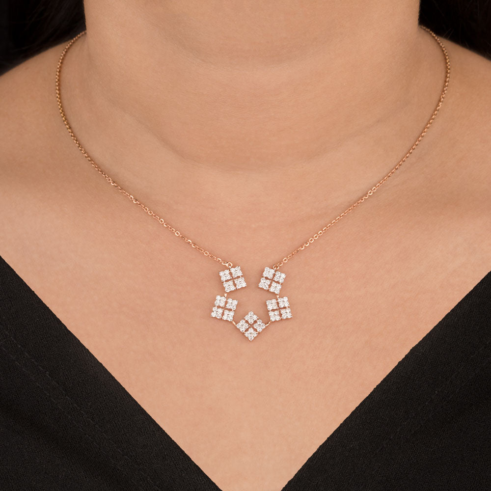 14K Rose Gold Diamond Jewellery - 1.144ct VS-SI-GH
