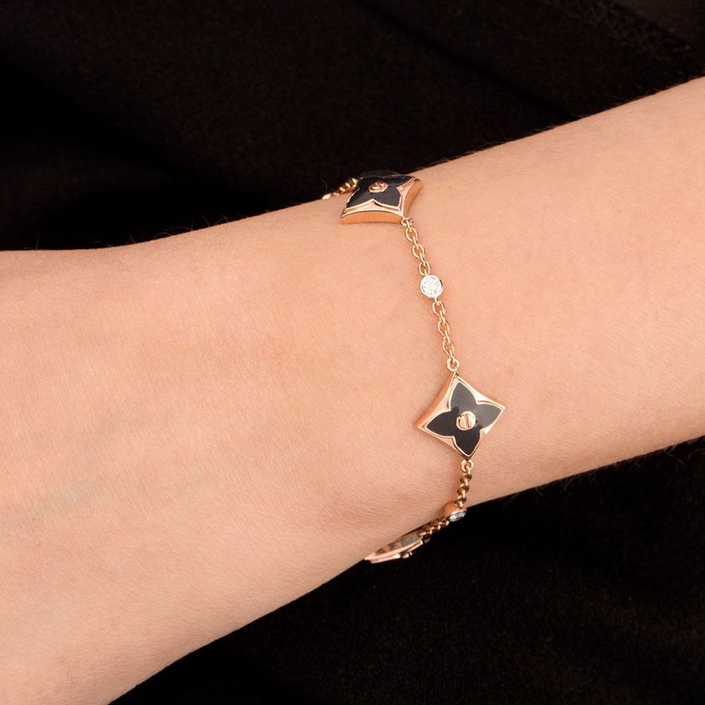 18K Rose Gold Diamond Bracelet - 0.146ct VVS-VS-GH