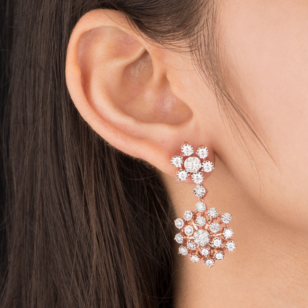 18K Rose Gold Diamond Jewellery - 2.592ct VS-GH