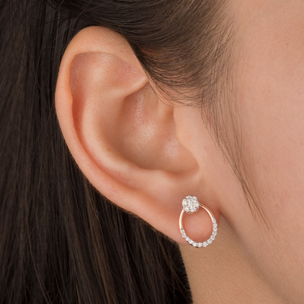 14K Rose Gold Diamond Jewellery - 0.312ct VS-SI-FG