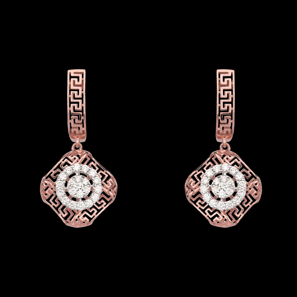 18K Rose Gold Diamond Jewellery - 0.97ct VVS-VS-GH