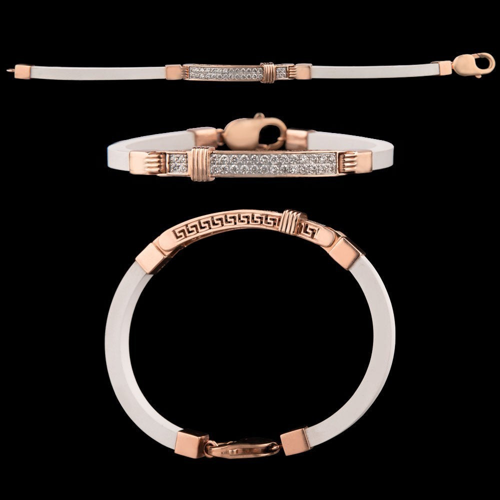 14K Rose Gold Diamond Bracelet - 0.8ct SI-IJ
