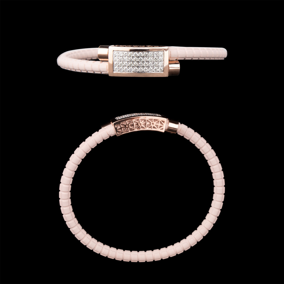 14K Rose Gold Diamond Bracelet - 0.98ct VS-IJ