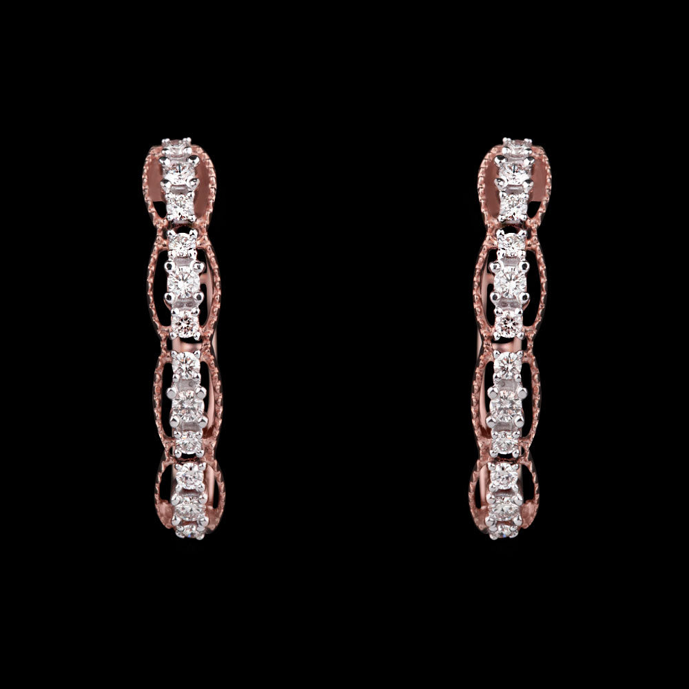 14K Yellow Gold Diamond Earrings - 0.35ct VVS-VS-HI