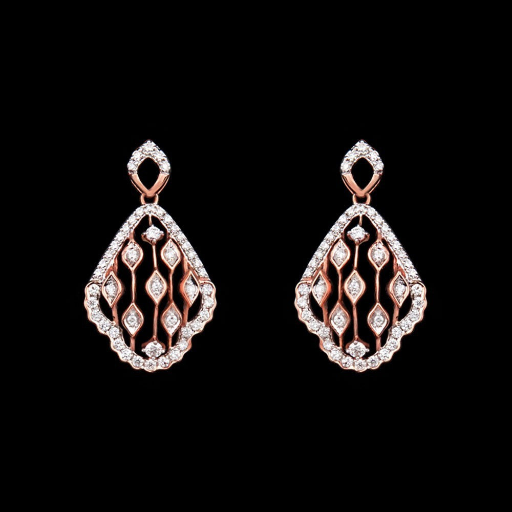 18K Rose Gold Diamond Jewellery - 0.54ct SI-GH