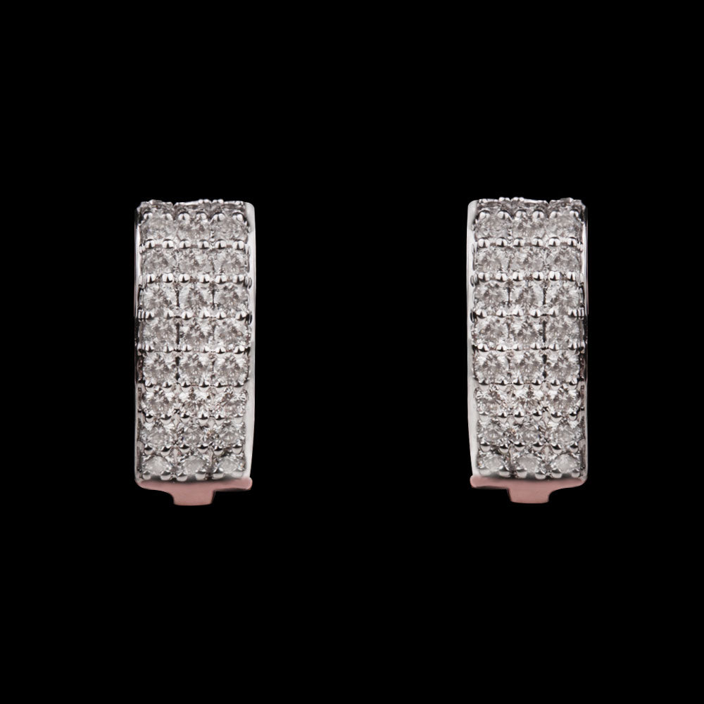 14K Rose Gold Diamond Earrings - 0.51ct VVS-VS-IJ