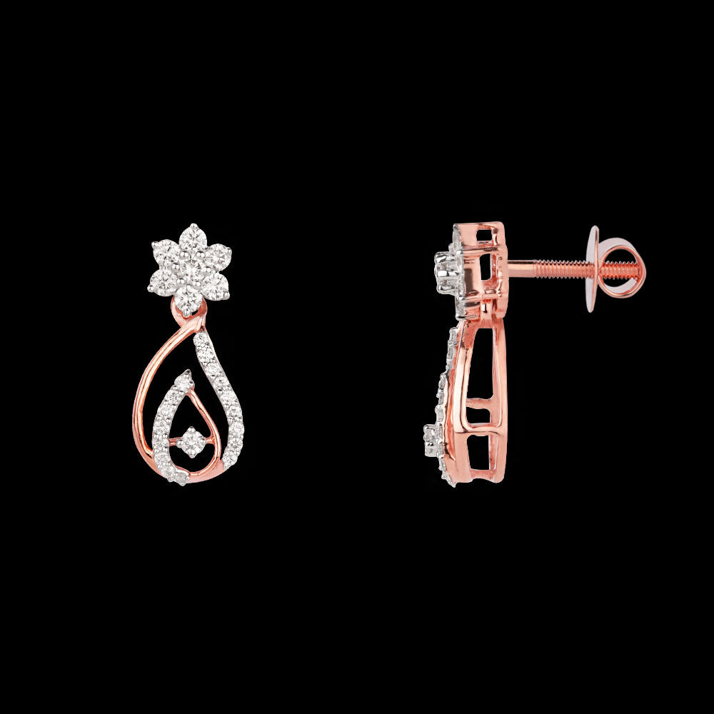 14K Rose Gold Diamond Jewellery - 0.68ct VVS-VS-HI