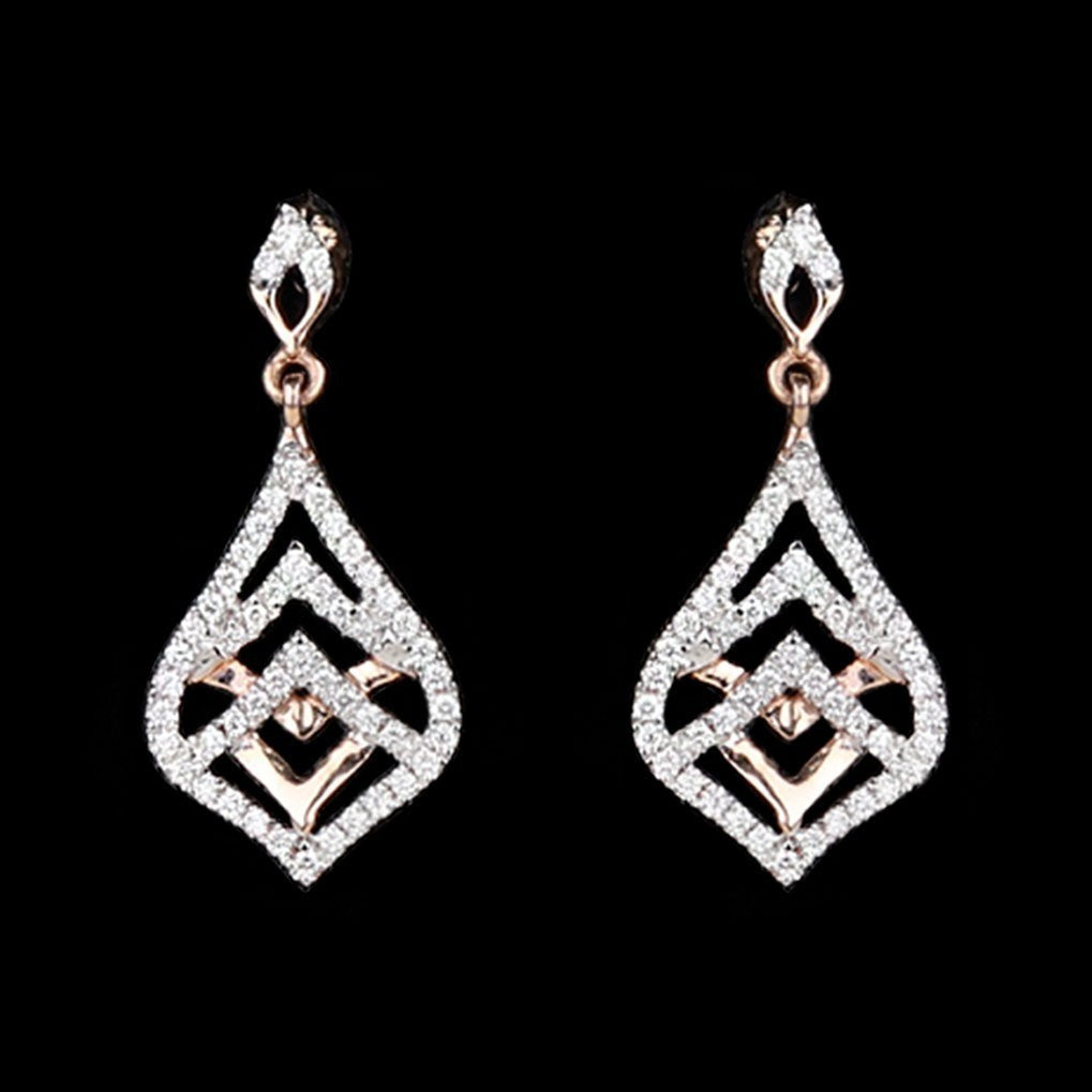 14K Rose Gold Diamond Jewellery - 0.27ct VVS-FG