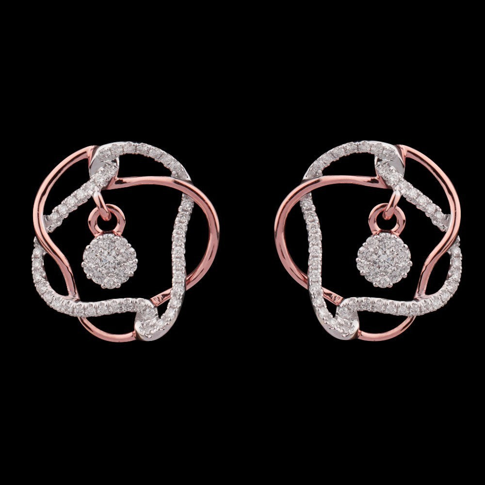 14K Rose Gold Diamond Jewellery - 0.36ct VVS-VS-GH