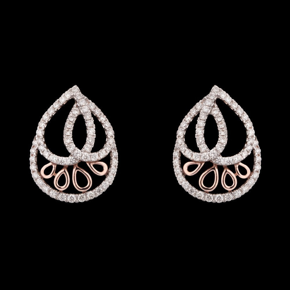 14K Rose Gold Diamond Jewellery - 0.45ct VVS-VS-GH