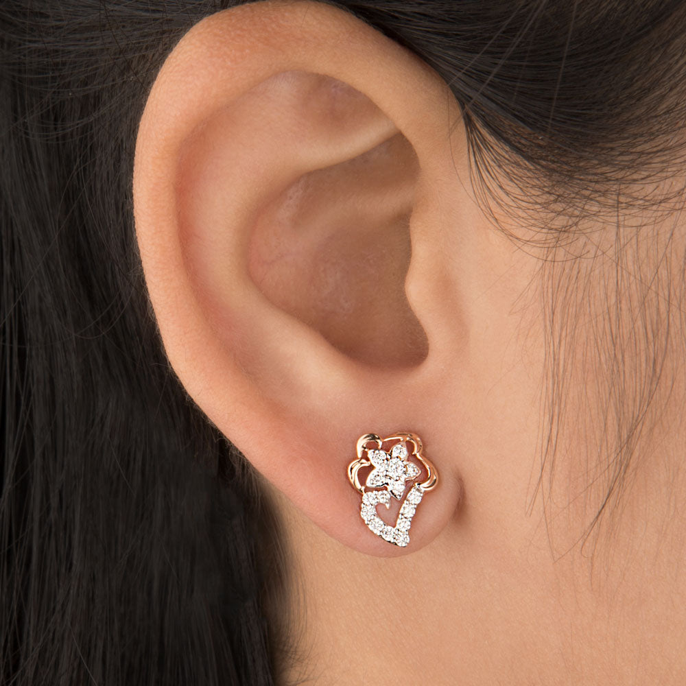 14K Rose Gold Diamond Jewellery - 0.31ct VVS-VS-HI