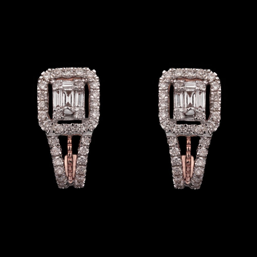 18K Rose Gold Diamond Jewellery - 0.67ct VVS-VS-HI