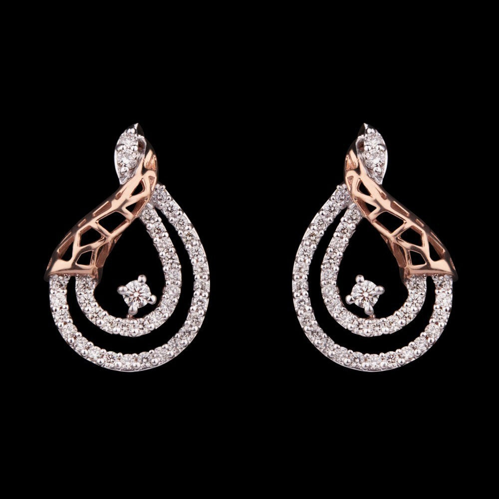 14K Rose Gold Diamond Jewellery - 0.34ct SI-IJ