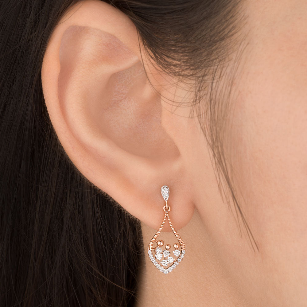 14K Rose Gold Diamond Jewellery - 0.305ct VS-GH