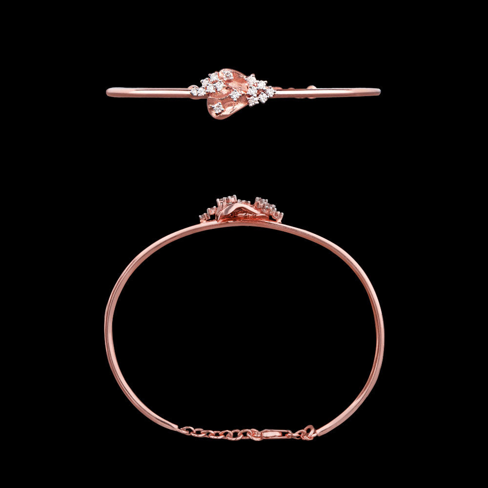 14K Rose Gold Diamond Bracelet - 0.4ct SI-IJ