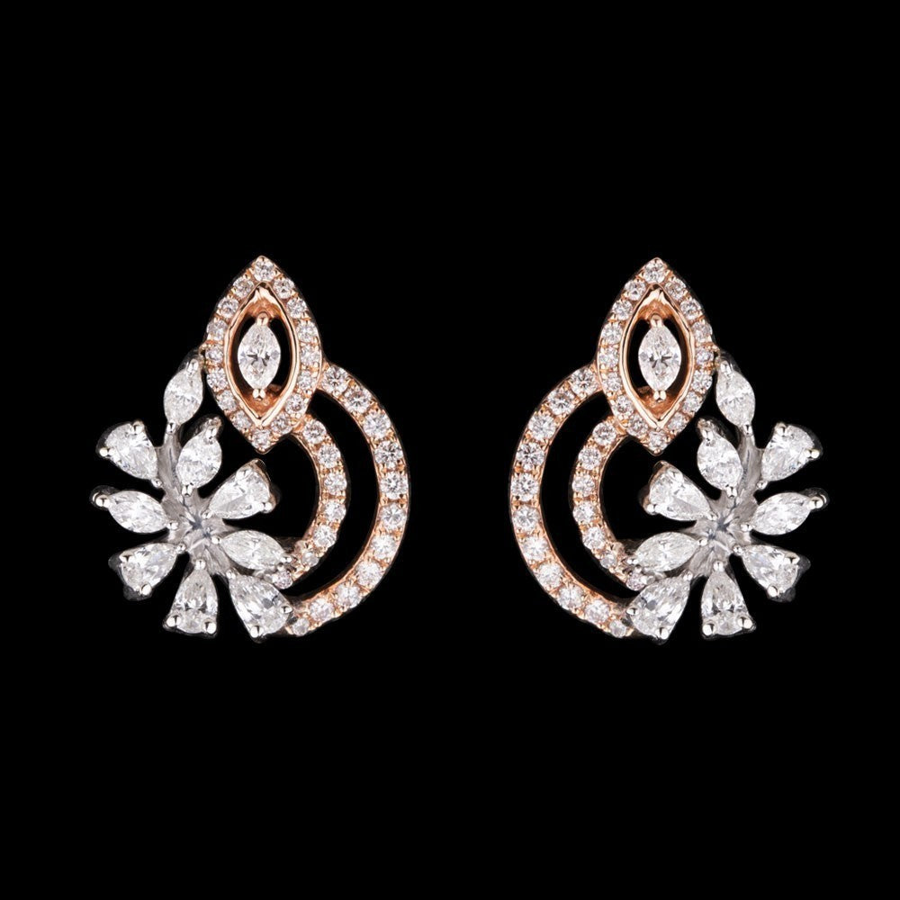 14K Rose Gold Diamond Jewellery - 0.83ct SI-GH