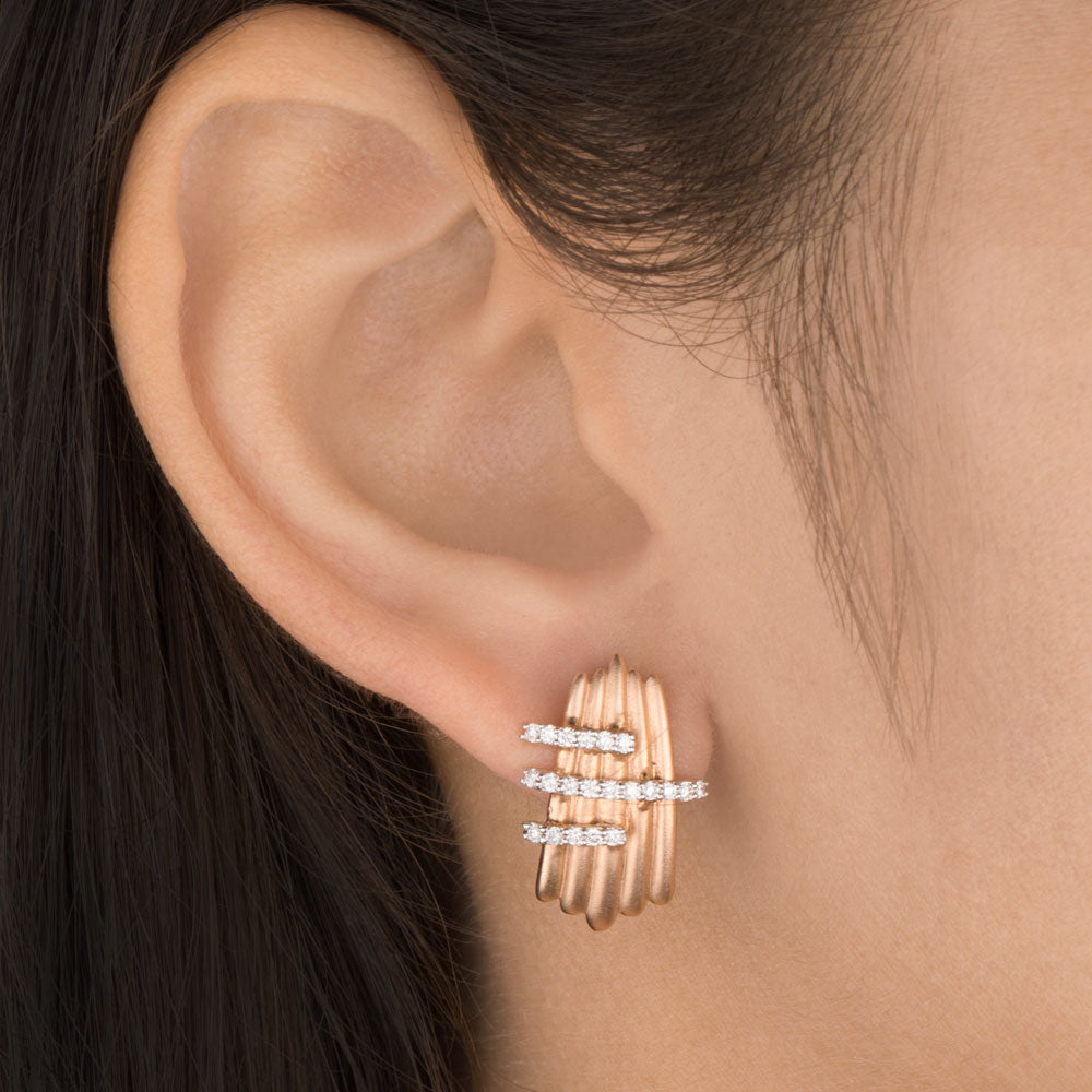 14K Rose Gold Diamond Jewellery - 0.38ct VS-GH