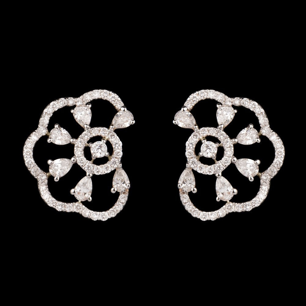 14K Rose Gold Diamond Earrings - 1.27ct VS-FG