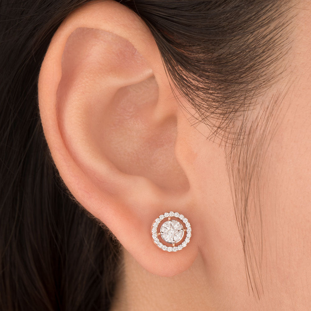 14K Rose Gold Diamond Jewellery - 0.74ct VS-SI-FG