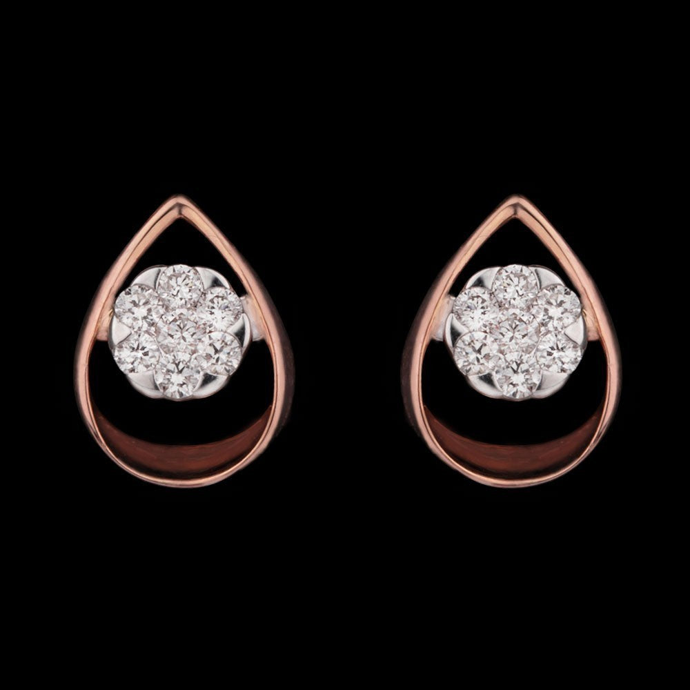 14K Rose Gold Diamond Jewellery - 0.32ct VVS-VS-GH