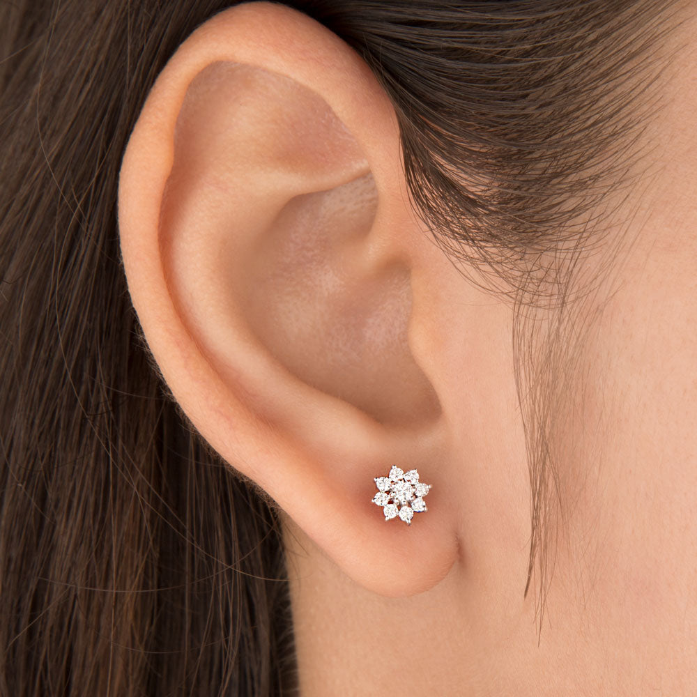 14K Rose Gold Diamond Earrings - 0.23ct VVS-VS-GH