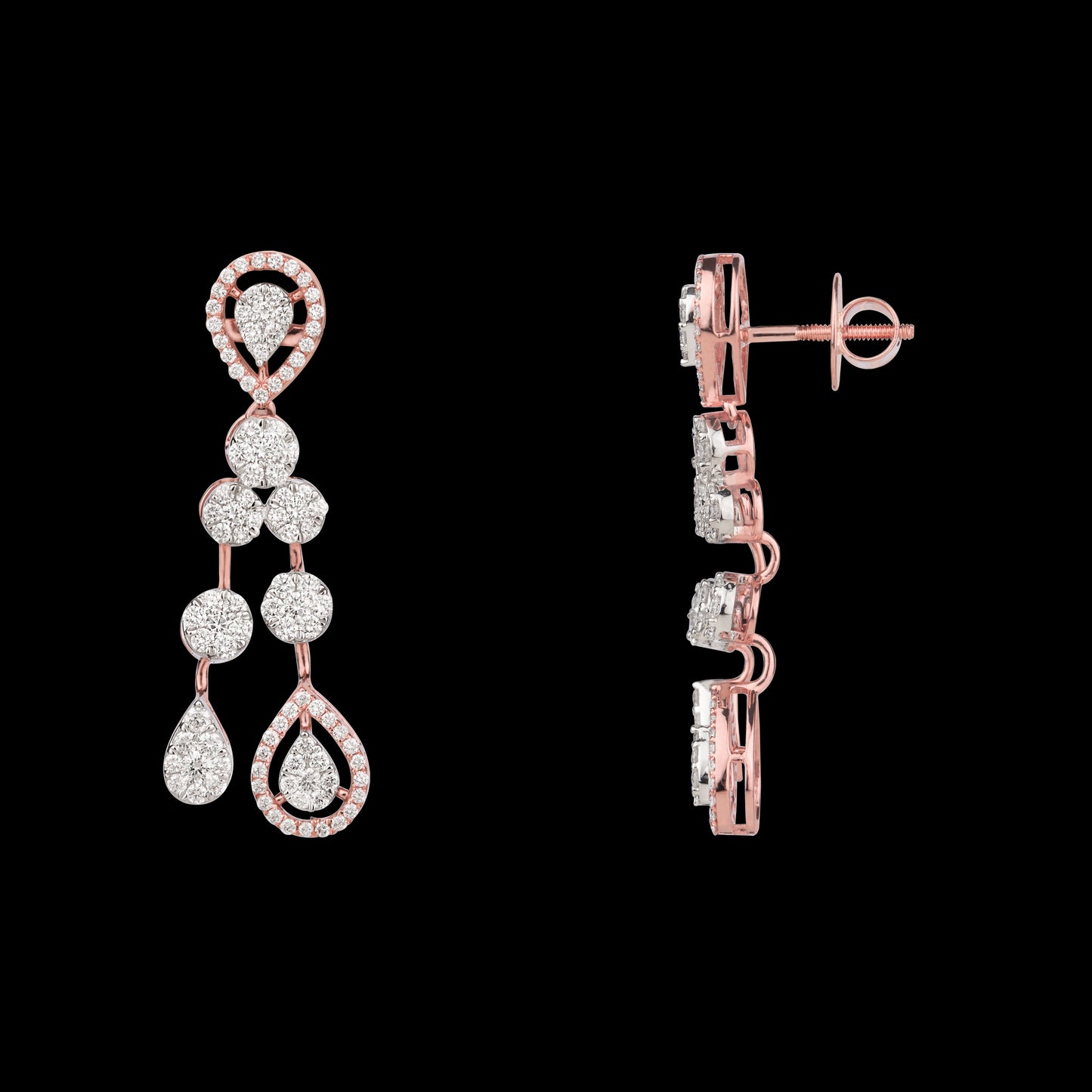 14K Rose Gold Diamond Jewellery - 2.06ct VS-SI-FG