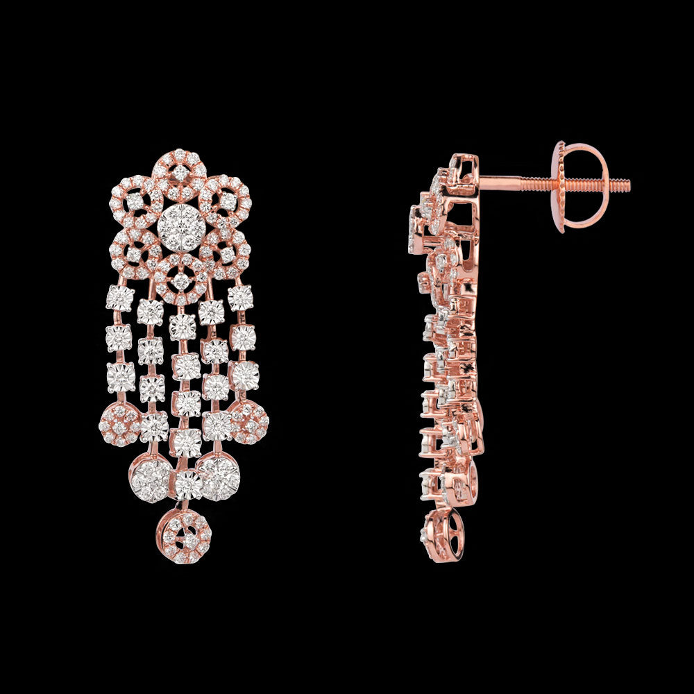 14K Rose Gold Diamond Jewellery - 2.24ct VVS-VS-GH