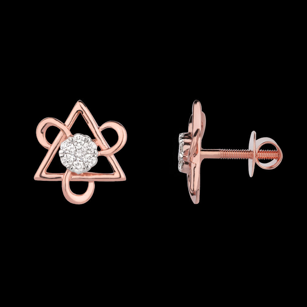 14K Rose Gold Diamond Jewellery - 0.231ct VVS-VS-GH