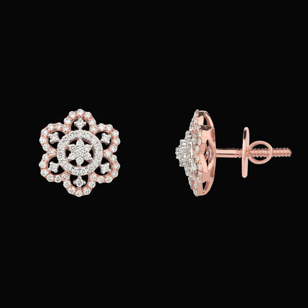 18K Rose Gold Diamond Jewellery - 0.9ct SI-GH