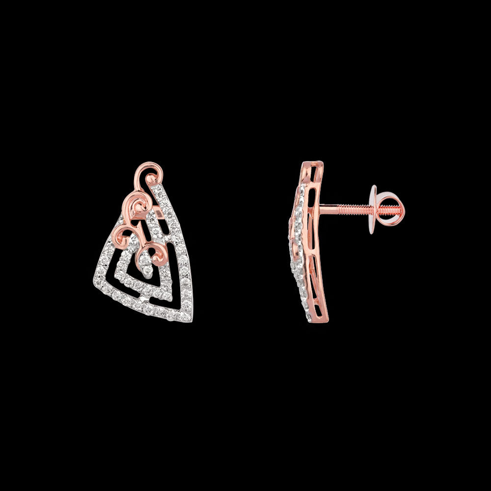 14K Rose Gold Diamond Jewellery - 0.36ct VVS-VS-GH