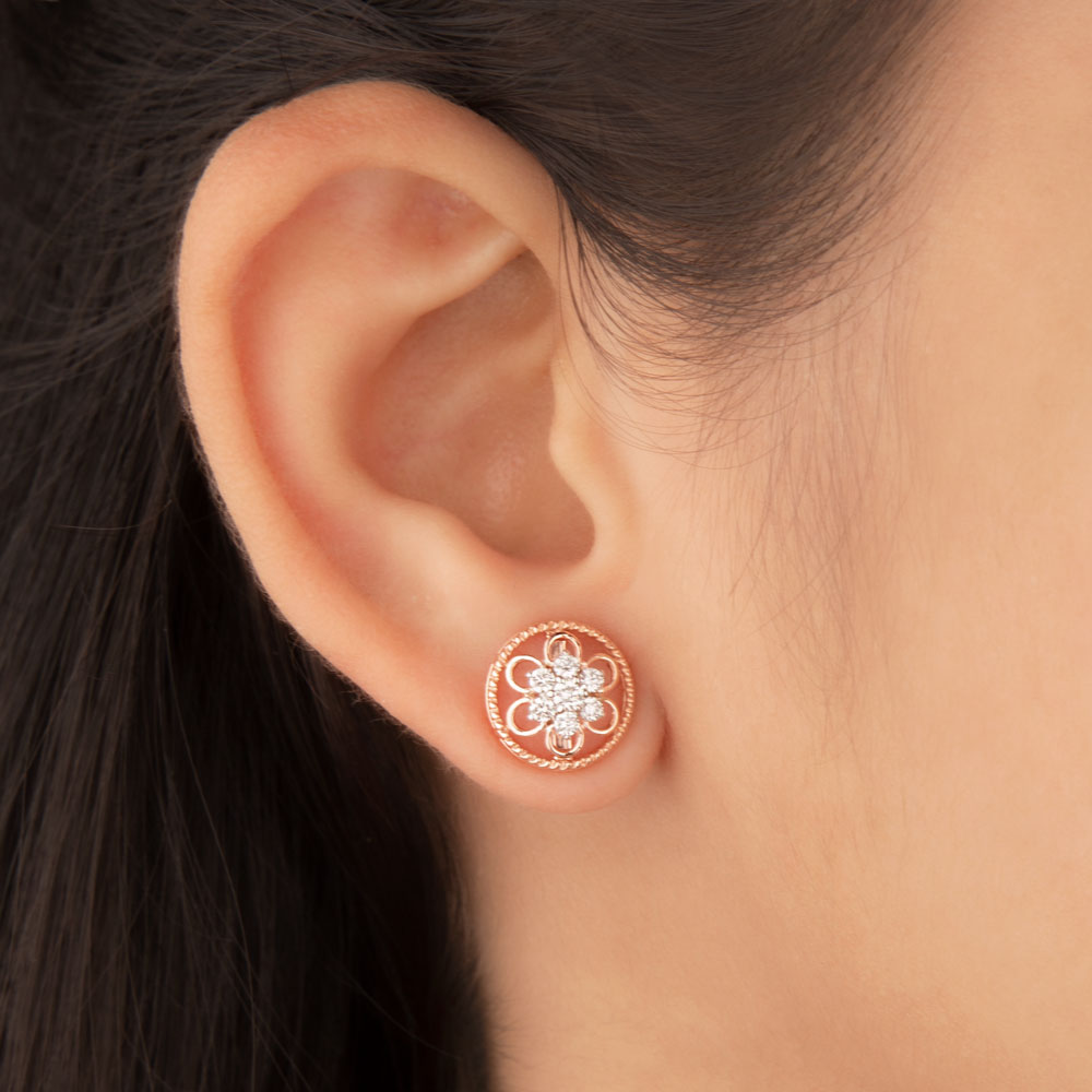 14K Rose Gold Diamond Jewellery - 0.38ct VVS-VS-GH
