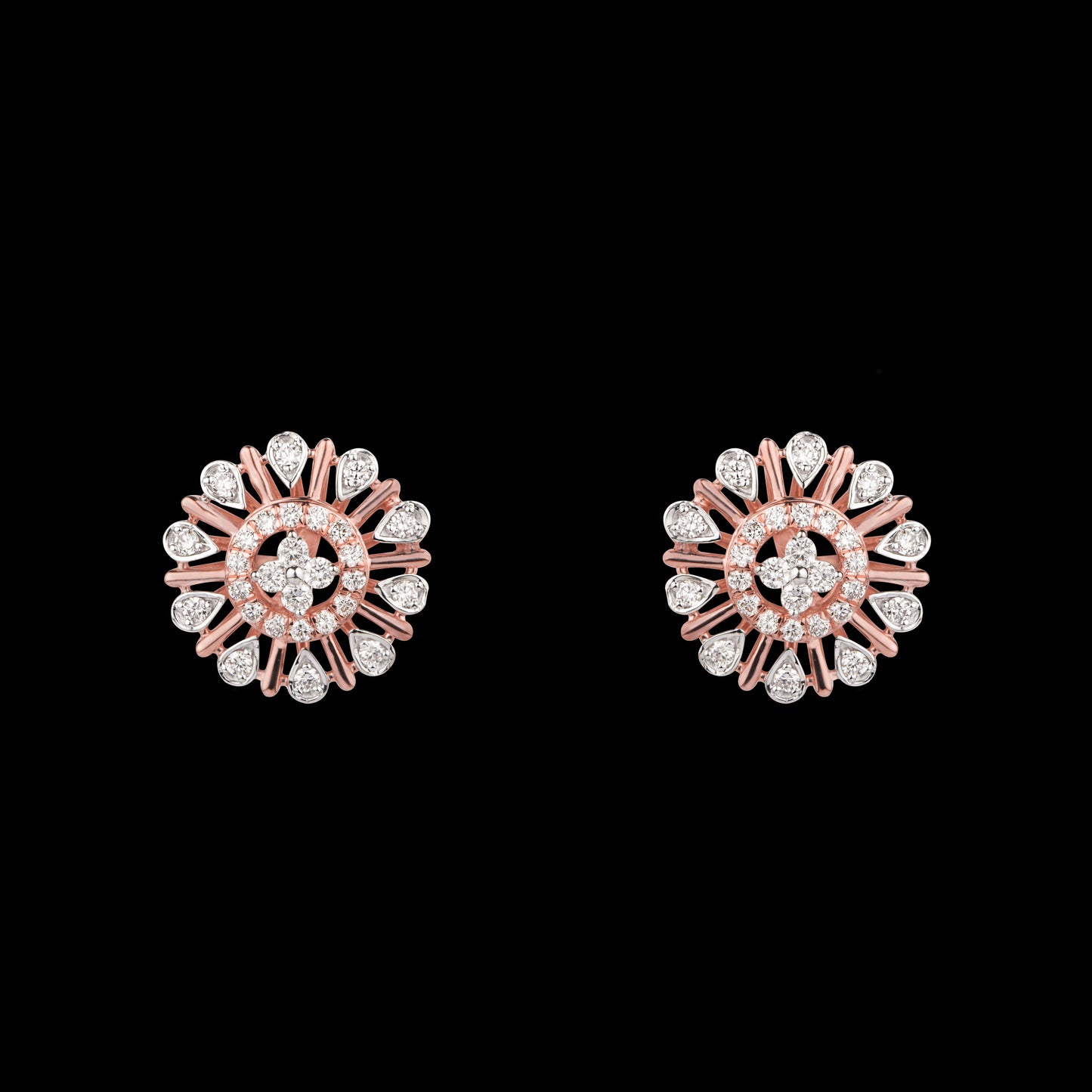 14K Rose Gold Diamond Jewellery - 0.64ct VVS-VS-GH