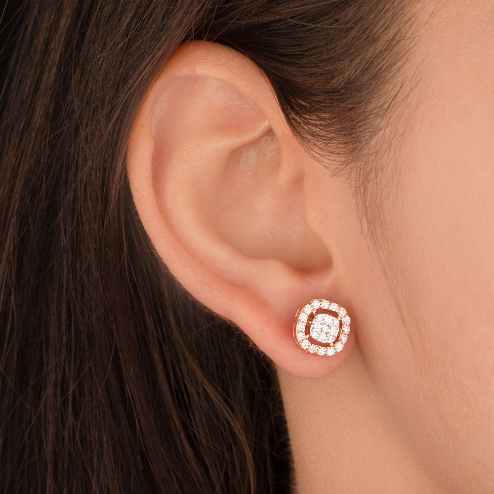 18K Rose Gold Diamond Jewellery - 0.6ct VVS-VS-GH
