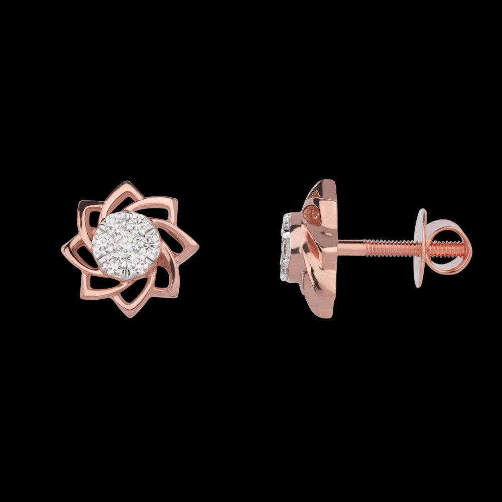 14K Rose Gold Diamond Jewellery - 0.36ct VVS-VS-GH