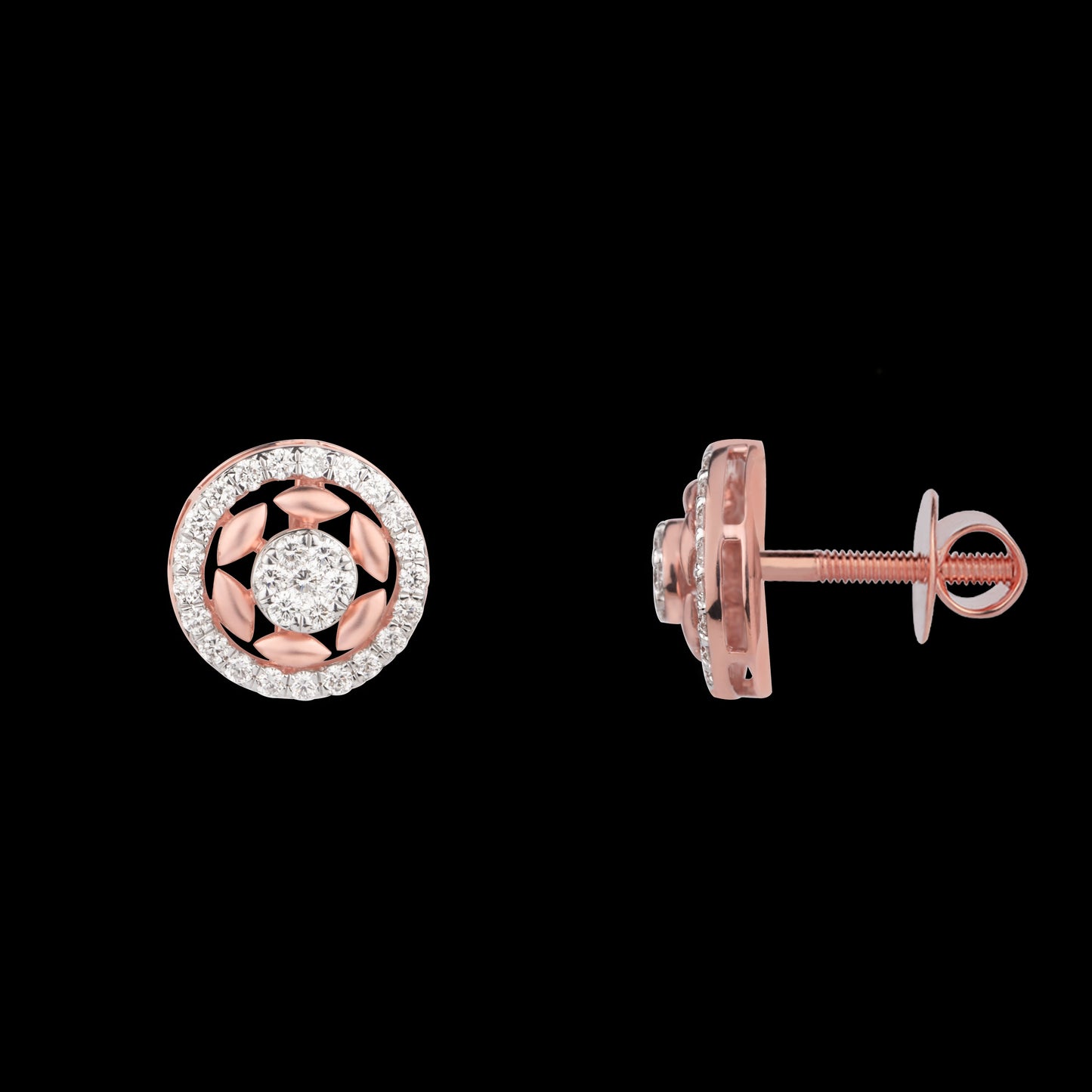 14K Rose Gold Diamond Jewellery - 0.84ct VVS-VS-GH