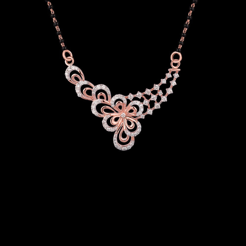 14K Rose Gold Diamond Tanmaniya - 0.98ct VVS-VS-HI