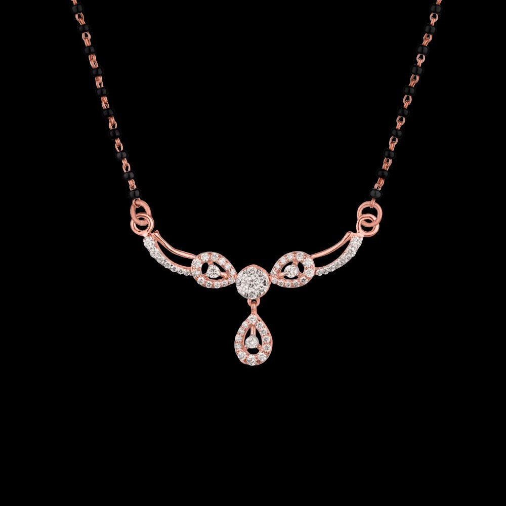 14K Rose Gold Diamond Tanmaniya - 0.62ct VVS-VS-IJ