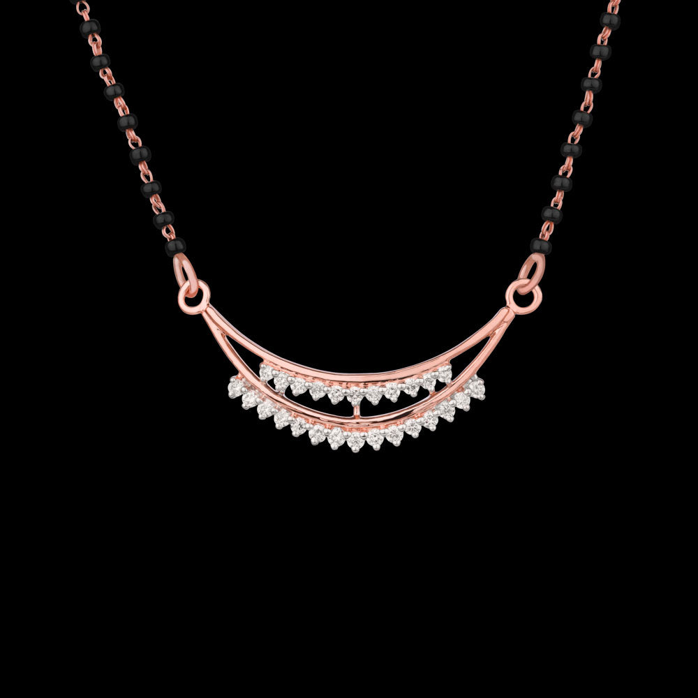 14K Rose Gold Diamond Tanmaniya - 0.41ct VVS-VS-HI
