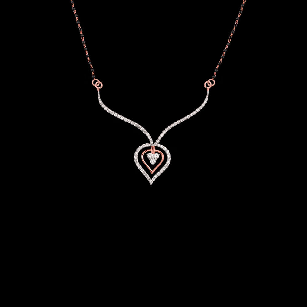 14K Rose Gold Diamond Tanmaniya - 0.45ct VVS-VS-IJ